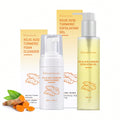 2-in-1 Turmeric & Kojic Acid Brightening Set : Dark Spot Remover, Dead Skin Cells Remover, Skin Brightening, Even Tone