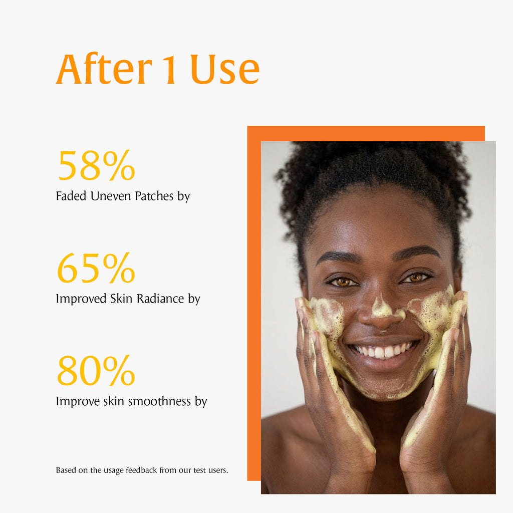 3-in-1 Turmeric & Kojic Acid Brightening Set: Turmeric Face Wash, Dark Spot Remover, Dead Skin Cells Remover, Skin Brightening, Even Tone