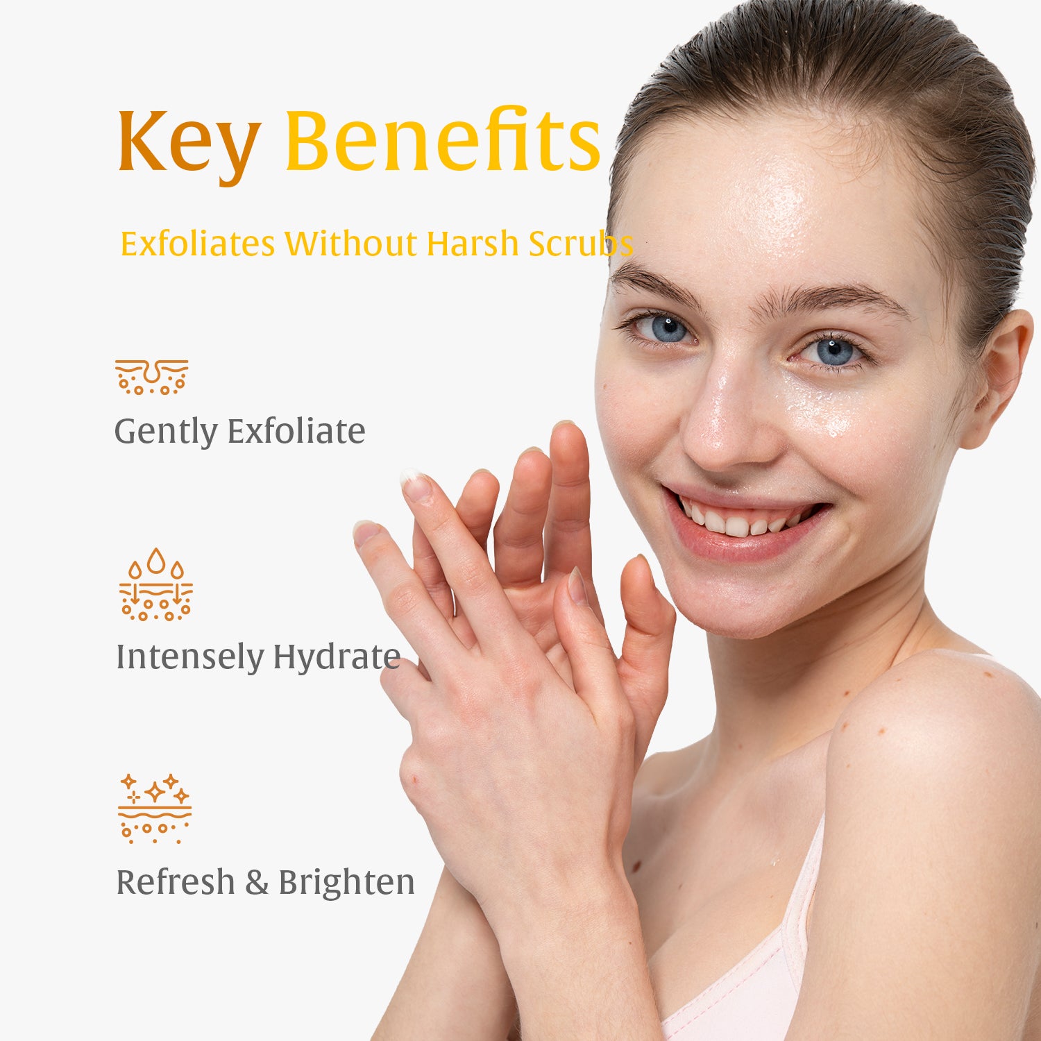 2-in-1 Turmeric & Kojic Acid Brightening Set : Dark Spot Remover, Dead Skin Cells Remover, Skin Brightening, Even Tone
